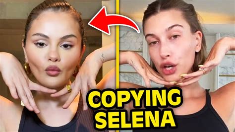 selena gomez hailey bieber|selena gomez hailey bieber copying.